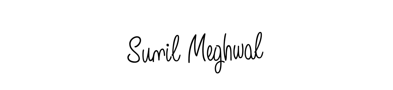 Angelique-Rose-font-FFP is a professional signature style that is perfect for those who want to add a touch of class to their signature. It is also a great choice for those who want to make their signature more unique. Get Sunil Meghwal name to fancy signature for free. Sunil Meghwal signature style 5 images and pictures png