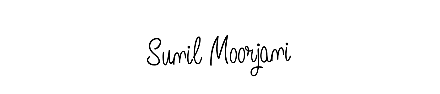 How to Draw Sunil Moorjani signature style? Angelique-Rose-font-FFP is a latest design signature styles for name Sunil Moorjani. Sunil Moorjani signature style 5 images and pictures png