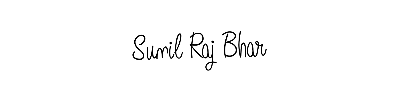 Create a beautiful signature design for name Sunil Raj Bhar. With this signature (Angelique-Rose-font-FFP) fonts, you can make a handwritten signature for free. Sunil Raj Bhar signature style 5 images and pictures png