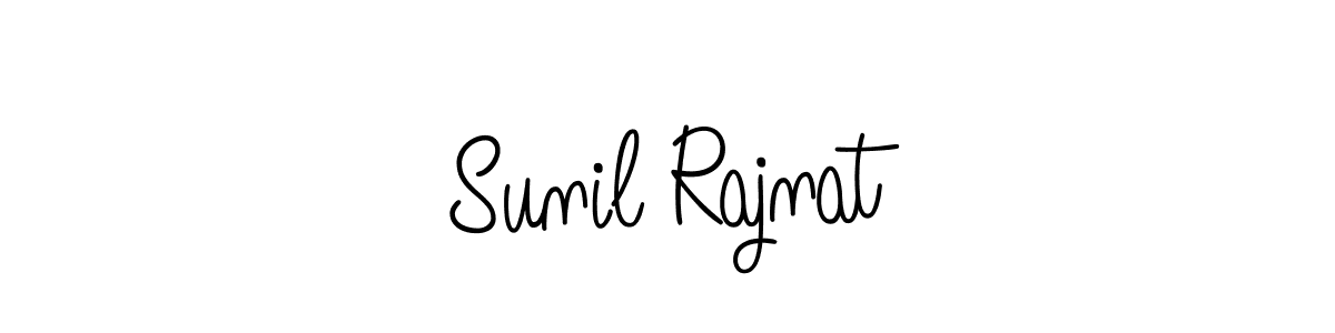 How to make Sunil Rajnat name signature. Use Angelique-Rose-font-FFP style for creating short signs online. This is the latest handwritten sign. Sunil Rajnat signature style 5 images and pictures png