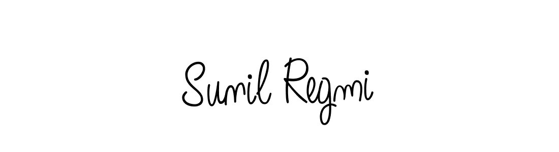 How to Draw Sunil Regmi signature style? Angelique-Rose-font-FFP is a latest design signature styles for name Sunil Regmi. Sunil Regmi signature style 5 images and pictures png