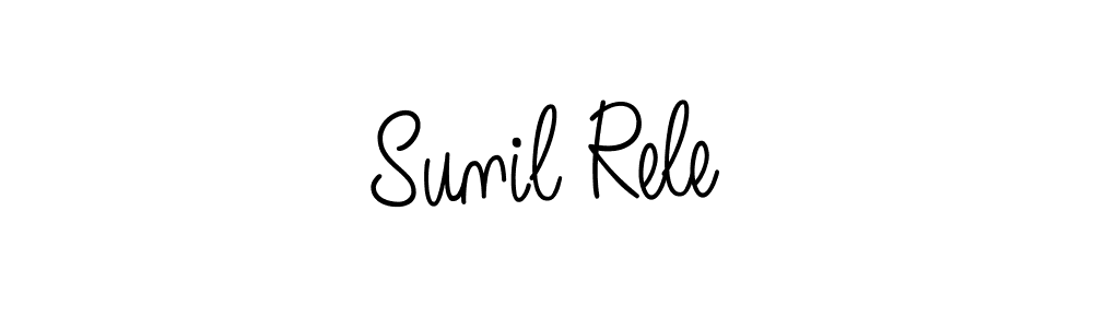 How to make Sunil Rele signature? Angelique-Rose-font-FFP is a professional autograph style. Create handwritten signature for Sunil Rele name. Sunil Rele signature style 5 images and pictures png