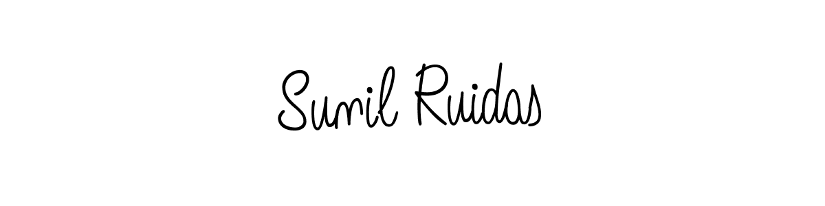 Use a signature maker to create a handwritten signature online. With this signature software, you can design (Angelique-Rose-font-FFP) your own signature for name Sunil Ruidas. Sunil Ruidas signature style 5 images and pictures png