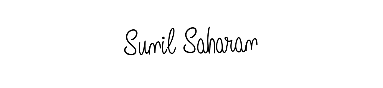 How to Draw Sunil Saharan signature style? Angelique-Rose-font-FFP is a latest design signature styles for name Sunil Saharan. Sunil Saharan signature style 5 images and pictures png