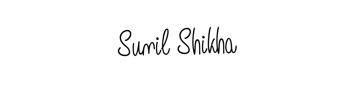 Make a beautiful signature design for name Sunil Shikha. With this signature (Angelique-Rose-font-FFP) style, you can create a handwritten signature for free. Sunil Shikha signature style 5 images and pictures png