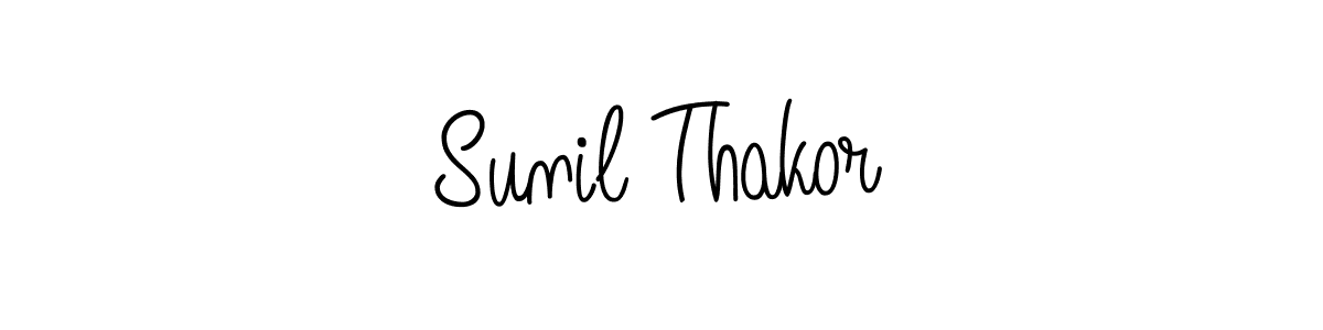 It looks lik you need a new signature style for name Sunil Thakor. Design unique handwritten (Angelique-Rose-font-FFP) signature with our free signature maker in just a few clicks. Sunil Thakor signature style 5 images and pictures png