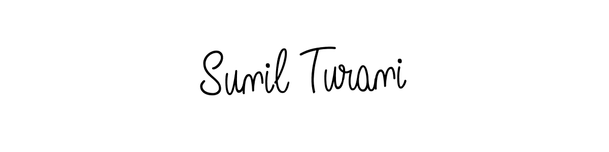 Design your own signature with our free online signature maker. With this signature software, you can create a handwritten (Angelique-Rose-font-FFP) signature for name Sunil Turani. Sunil Turani signature style 5 images and pictures png
