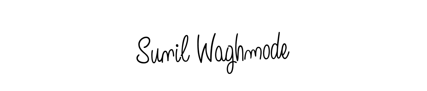 Also we have Sunil Waghmode name is the best signature style. Create professional handwritten signature collection using Angelique-Rose-font-FFP autograph style. Sunil Waghmode signature style 5 images and pictures png