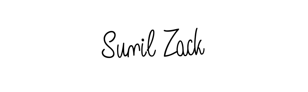 How to Draw Sunil Zack signature style? Angelique-Rose-font-FFP is a latest design signature styles for name Sunil Zack. Sunil Zack signature style 5 images and pictures png