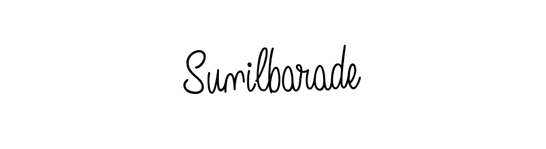 How to make Sunilbarade signature? Angelique-Rose-font-FFP is a professional autograph style. Create handwritten signature for Sunilbarade name. Sunilbarade signature style 5 images and pictures png