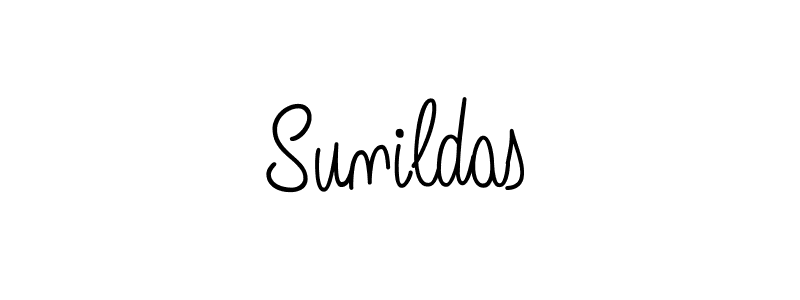 Design your own signature with our free online signature maker. With this signature software, you can create a handwritten (Angelique-Rose-font-FFP) signature for name Sunildas. Sunildas signature style 5 images and pictures png