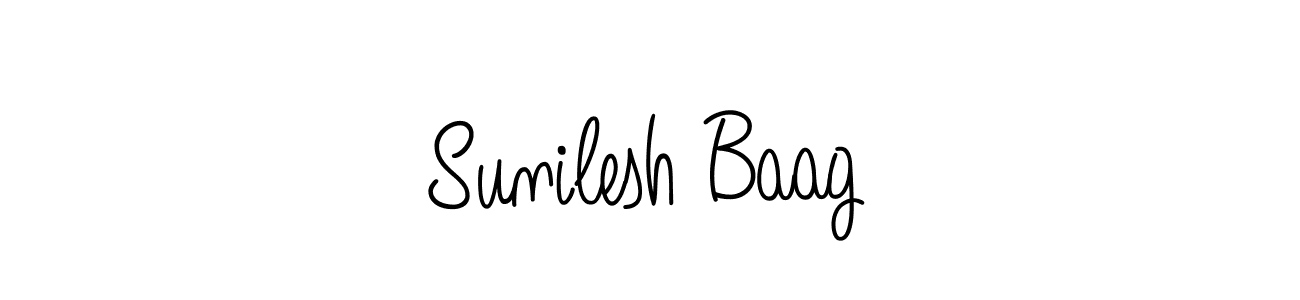 Also we have Sunilesh Baag name is the best signature style. Create professional handwritten signature collection using Angelique-Rose-font-FFP autograph style. Sunilesh Baag signature style 5 images and pictures png