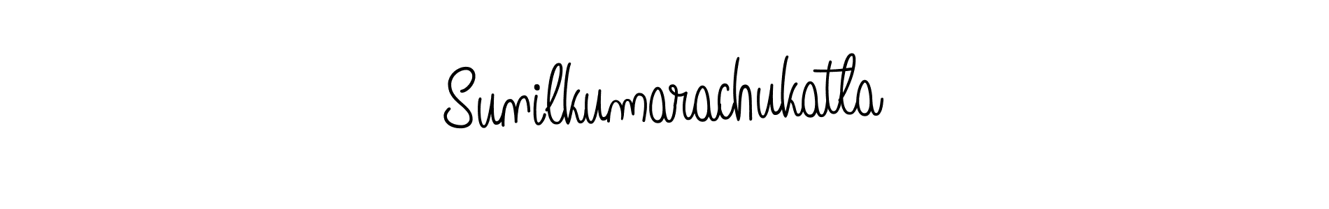 if you are searching for the best signature style for your name Sunilkumarachukatla. so please give up your signature search. here we have designed multiple signature styles  using Angelique-Rose-font-FFP. Sunilkumarachukatla signature style 5 images and pictures png