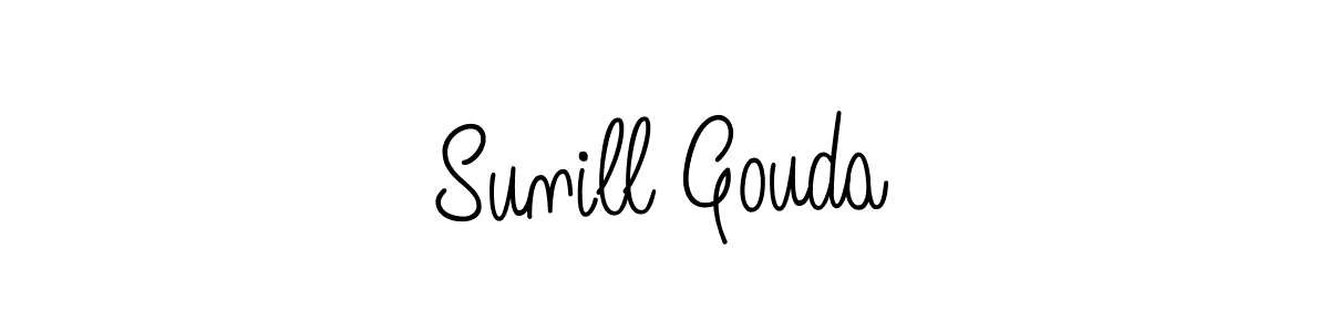 It looks lik you need a new signature style for name Sunill Gouda. Design unique handwritten (Angelique-Rose-font-FFP) signature with our free signature maker in just a few clicks. Sunill Gouda signature style 5 images and pictures png