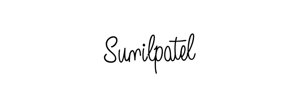 How to make Sunilpatel signature? Angelique-Rose-font-FFP is a professional autograph style. Create handwritten signature for Sunilpatel name. Sunilpatel signature style 5 images and pictures png