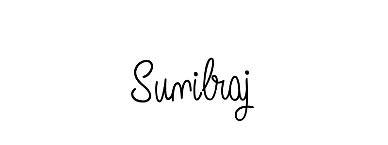 How to make Sunilraj name signature. Use Angelique-Rose-font-FFP style for creating short signs online. This is the latest handwritten sign. Sunilraj signature style 5 images and pictures png