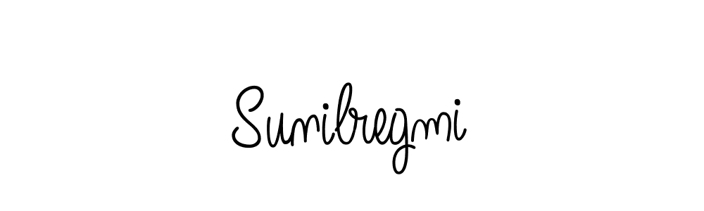 How to make Sunilregmi signature? Angelique-Rose-font-FFP is a professional autograph style. Create handwritten signature for Sunilregmi name. Sunilregmi signature style 5 images and pictures png