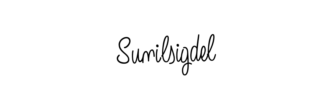 Use a signature maker to create a handwritten signature online. With this signature software, you can design (Angelique-Rose-font-FFP) your own signature for name Sunilsigdel. Sunilsigdel signature style 5 images and pictures png