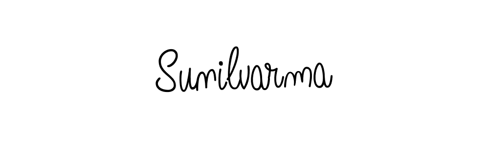Use a signature maker to create a handwritten signature online. With this signature software, you can design (Angelique-Rose-font-FFP) your own signature for name Sunilvarma. Sunilvarma signature style 5 images and pictures png