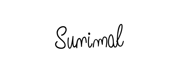 Best and Professional Signature Style for Sunimal. Angelique-Rose-font-FFP Best Signature Style Collection. Sunimal signature style 5 images and pictures png