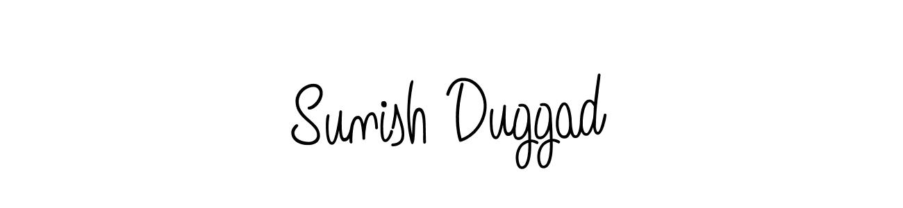 This is the best signature style for the Sunish Duggad name. Also you like these signature font (Angelique-Rose-font-FFP). Mix name signature. Sunish Duggad signature style 5 images and pictures png