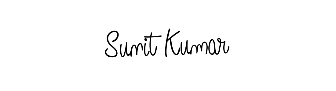 Design your own signature with our free online signature maker. With this signature software, you can create a handwritten (Angelique-Rose-font-FFP) signature for name Sunit Kumar. Sunit Kumar signature style 5 images and pictures png