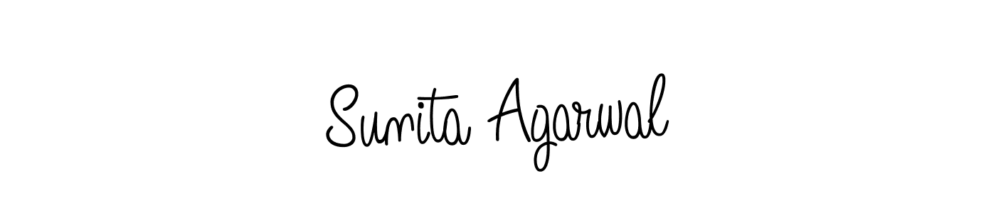 Make a short Sunita Agarwal signature style. Manage your documents anywhere anytime using Angelique-Rose-font-FFP. Create and add eSignatures, submit forms, share and send files easily. Sunita Agarwal signature style 5 images and pictures png