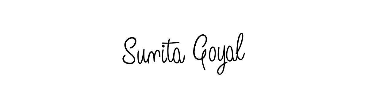 Make a beautiful signature design for name Sunita Goyal. Use this online signature maker to create a handwritten signature for free. Sunita Goyal signature style 5 images and pictures png