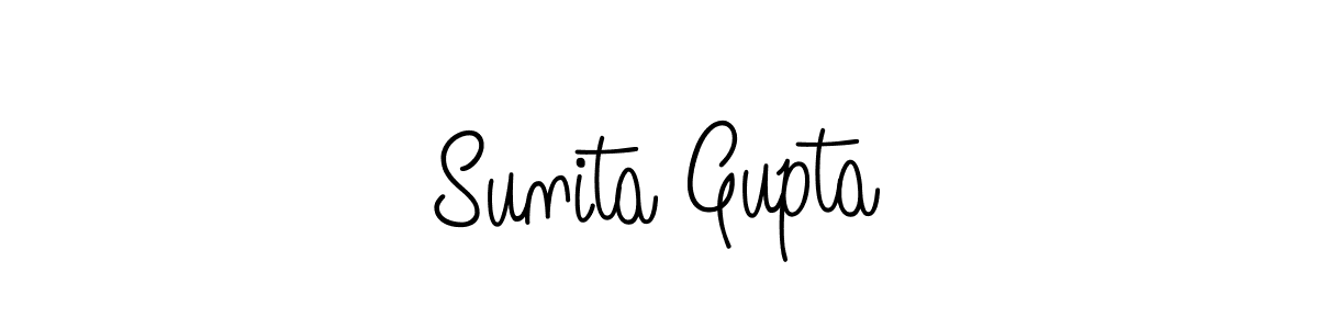 Make a short Sunita Gupta signature style. Manage your documents anywhere anytime using Angelique-Rose-font-FFP. Create and add eSignatures, submit forms, share and send files easily. Sunita Gupta signature style 5 images and pictures png