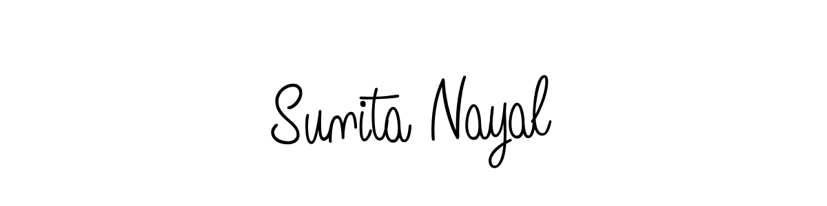 Once you've used our free online signature maker to create your best signature Angelique-Rose-font-FFP style, it's time to enjoy all of the benefits that Sunita Nayal name signing documents. Sunita Nayal signature style 5 images and pictures png