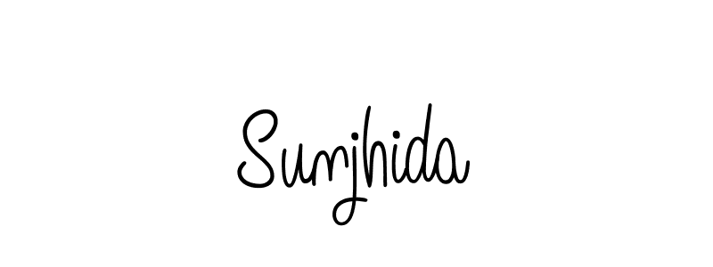 You can use this online signature creator to create a handwritten signature for the name Sunjhida. This is the best online autograph maker. Sunjhida signature style 5 images and pictures png