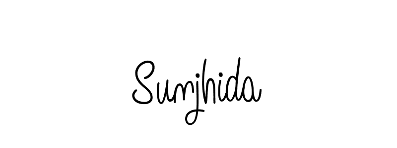 Check out images of Autograph of Sunjhida name. Actor Sunjhida Signature Style. Angelique-Rose-font-FFP is a professional sign style online. Sunjhida signature style 5 images and pictures png