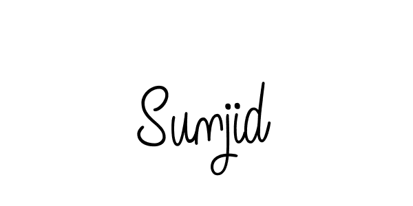 Make a short Sunjid signature style. Manage your documents anywhere anytime using Angelique-Rose-font-FFP. Create and add eSignatures, submit forms, share and send files easily. Sunjid signature style 5 images and pictures png