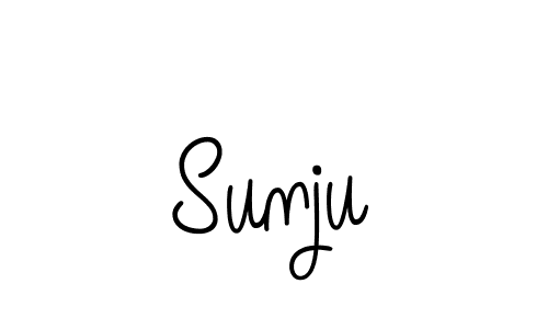 How to Draw Sunju signature style? Angelique-Rose-font-FFP is a latest design signature styles for name Sunju. Sunju signature style 5 images and pictures png