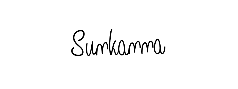 Make a beautiful signature design for name Sunkanna. Use this online signature maker to create a handwritten signature for free. Sunkanna signature style 5 images and pictures png