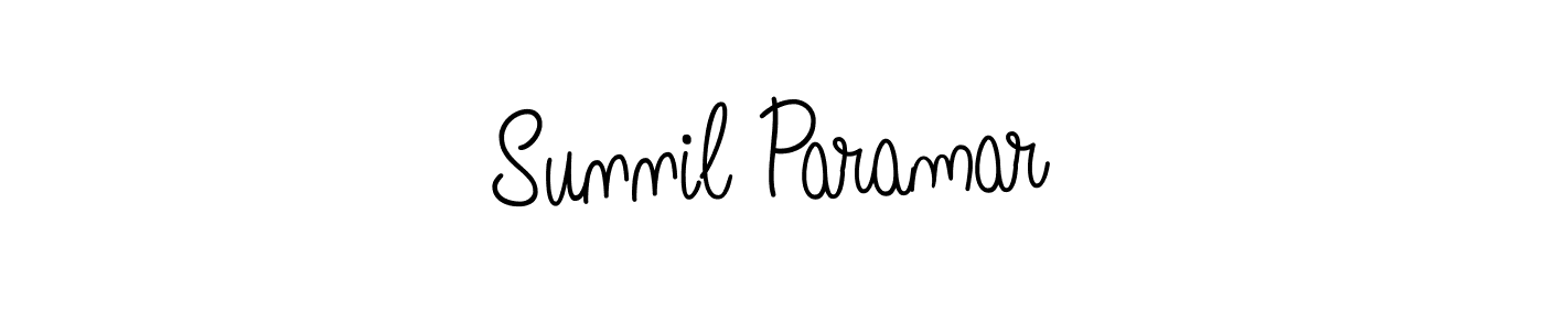 Also we have Sunnil Paramar name is the best signature style. Create professional handwritten signature collection using Angelique-Rose-font-FFP autograph style. Sunnil Paramar signature style 5 images and pictures png