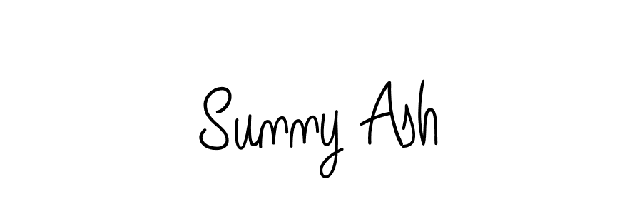 Design your own signature with our free online signature maker. With this signature software, you can create a handwritten (Angelique-Rose-font-FFP) signature for name Sunny Ash. Sunny Ash signature style 5 images and pictures png