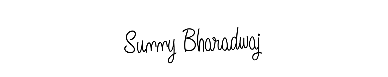 Use a signature maker to create a handwritten signature online. With this signature software, you can design (Angelique-Rose-font-FFP) your own signature for name Sunny Bharadwaj. Sunny Bharadwaj signature style 5 images and pictures png