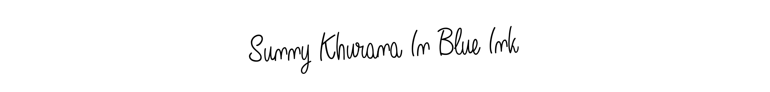 Make a beautiful signature design for name Sunny Khurana In Blue Ink. Use this online signature maker to create a handwritten signature for free. Sunny Khurana In Blue Ink signature style 5 images and pictures png