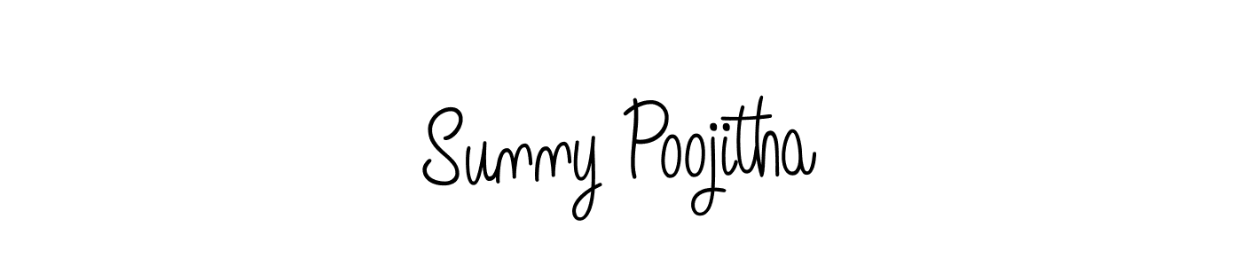 Make a beautiful signature design for name Sunny Poojitha. Use this online signature maker to create a handwritten signature for free. Sunny Poojitha signature style 5 images and pictures png