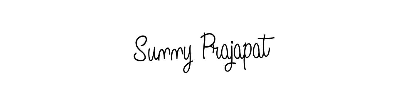 How to make Sunny Prajapat signature? Angelique-Rose-font-FFP is a professional autograph style. Create handwritten signature for Sunny Prajapat name. Sunny Prajapat signature style 5 images and pictures png