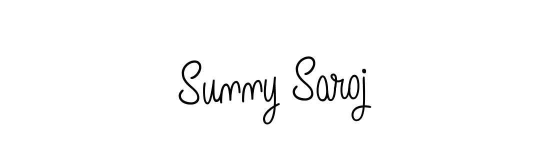 It looks lik you need a new signature style for name Sunny Saroj. Design unique handwritten (Angelique-Rose-font-FFP) signature with our free signature maker in just a few clicks. Sunny Saroj signature style 5 images and pictures png