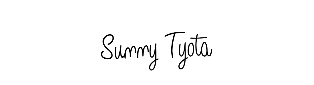 Also You can easily find your signature by using the search form. We will create Sunny Tyota name handwritten signature images for you free of cost using Angelique-Rose-font-FFP sign style. Sunny Tyota signature style 5 images and pictures png
