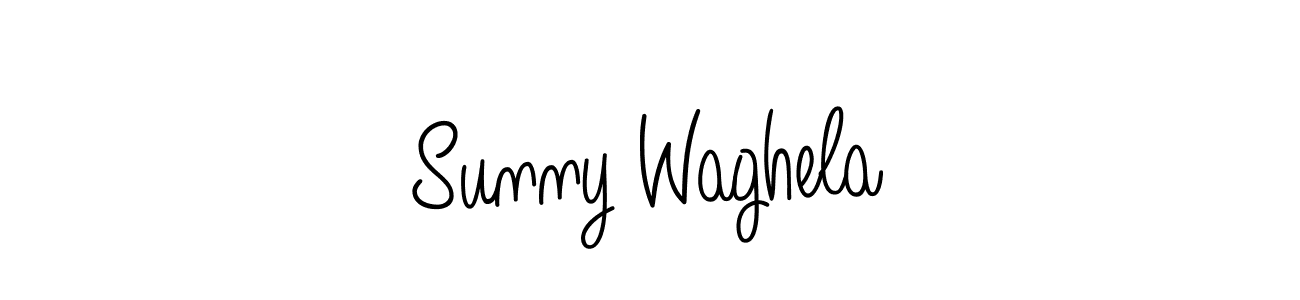 if you are searching for the best signature style for your name Sunny Waghela. so please give up your signature search. here we have designed multiple signature styles  using Angelique-Rose-font-FFP. Sunny Waghela signature style 5 images and pictures png