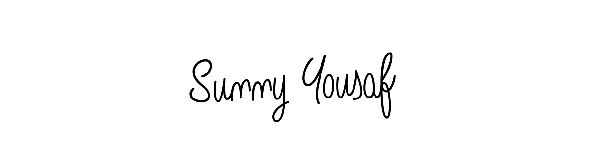 How to make Sunny Yousaf name signature. Use Angelique-Rose-font-FFP style for creating short signs online. This is the latest handwritten sign. Sunny Yousaf signature style 5 images and pictures png