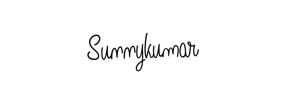 Design your own signature with our free online signature maker. With this signature software, you can create a handwritten (Angelique-Rose-font-FFP) signature for name Sunnykumar. Sunnykumar signature style 5 images and pictures png