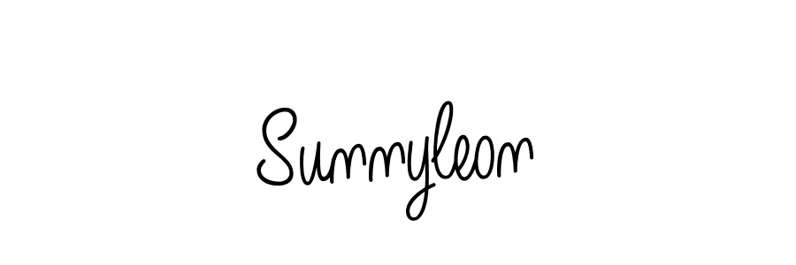 Make a beautiful signature design for name Sunnyleon. With this signature (Angelique-Rose-font-FFP) style, you can create a handwritten signature for free. Sunnyleon signature style 5 images and pictures png