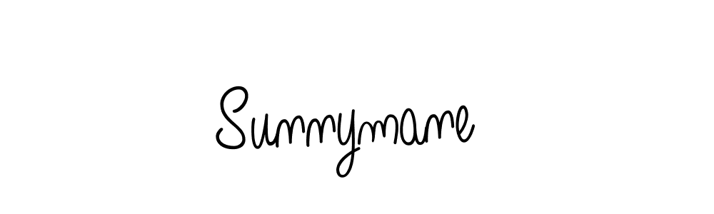 The best way (Angelique-Rose-font-FFP) to make a short signature is to pick only two or three words in your name. The name Sunnymane  include a total of six letters. For converting this name. Sunnymane  signature style 5 images and pictures png