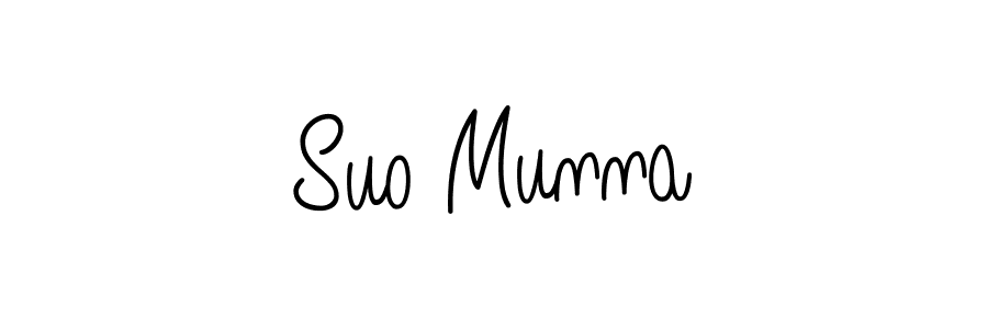 Also we have Suo Munna name is the best signature style. Create professional handwritten signature collection using Angelique-Rose-font-FFP autograph style. Suo Munna signature style 5 images and pictures png