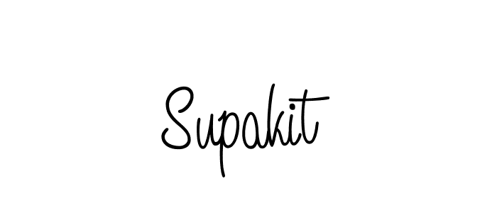 How to make Supakit name signature. Use Angelique-Rose-font-FFP style for creating short signs online. This is the latest handwritten sign. Supakit signature style 5 images and pictures png
